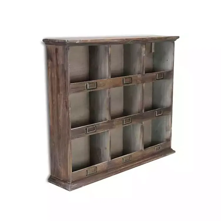 Kirklands Home Wooden Wall Cubby Hot