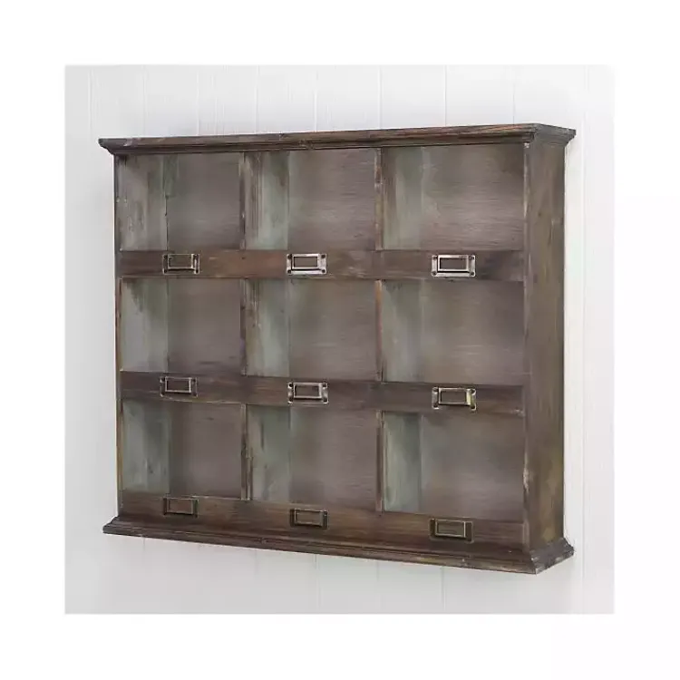 Kirklands Home Wooden Wall Cubby Hot