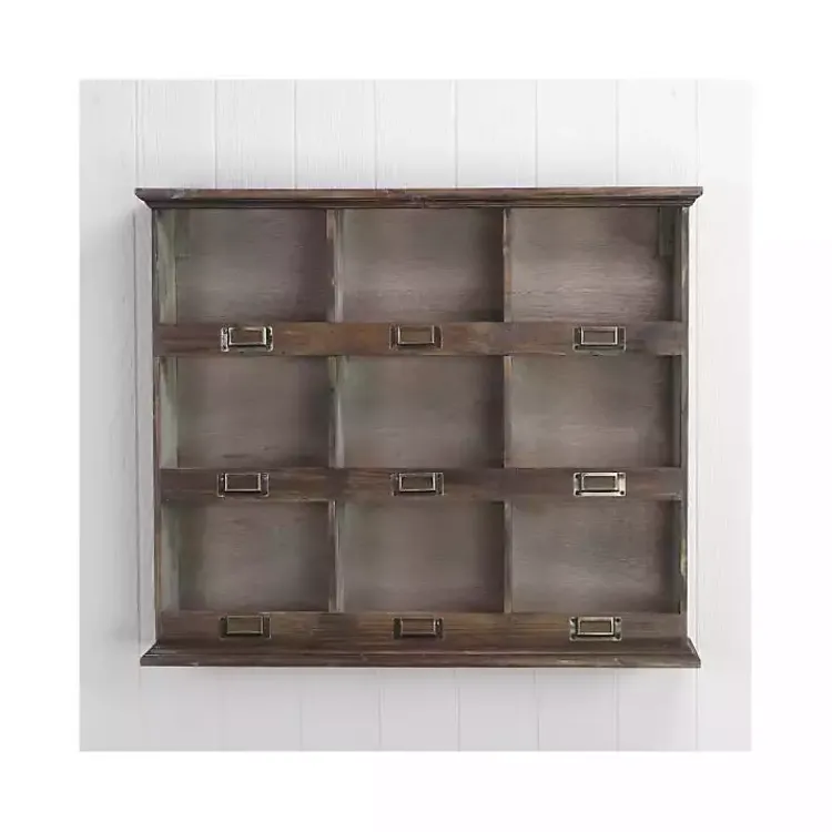 Kirklands Home Wooden Wall Cubby Hot