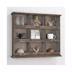 Kirklands Home Wooden Wall Cubby Hot