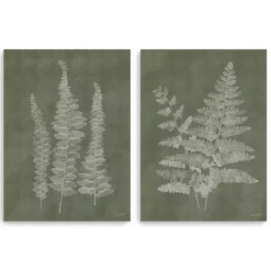 Kirklands Home Woodland Ferns 2-pc. Canvas Art Print Set Clearance