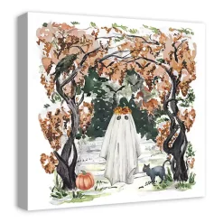 Halloween>Kirklands Home Woodland Ghost Halloween Canvas Art Print
