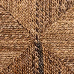 Kirklands Home Woven Banana Fiber and Mahogany Dining Chair Tan Online