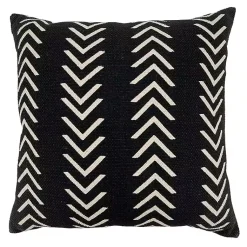 Pillows>Kirklands Home Woven Black and White Chevron Throw Pillow