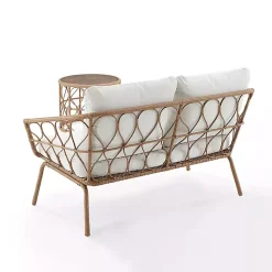Kirklands Home Woven Loop Rattan 2-pc. Outdoor Loveseat Set Online