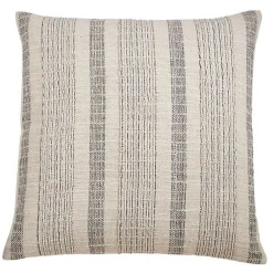 Pillows>Kirklands Home Woven Stripe Throw Pillow Tan