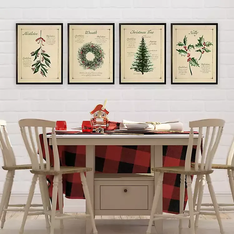 Christmas Art & Wall Decor>Kirklands Home Wreath Definition Framed Christmas Art Print