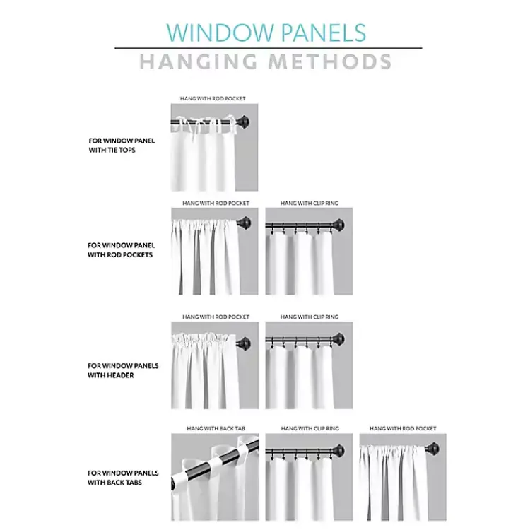Kirklands Home Yellow and Gray Stripe Curtain Panel Set, 84 in.