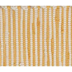 Kirklands Home Yellow and White Striped Placemats, Set of 4 Outlet