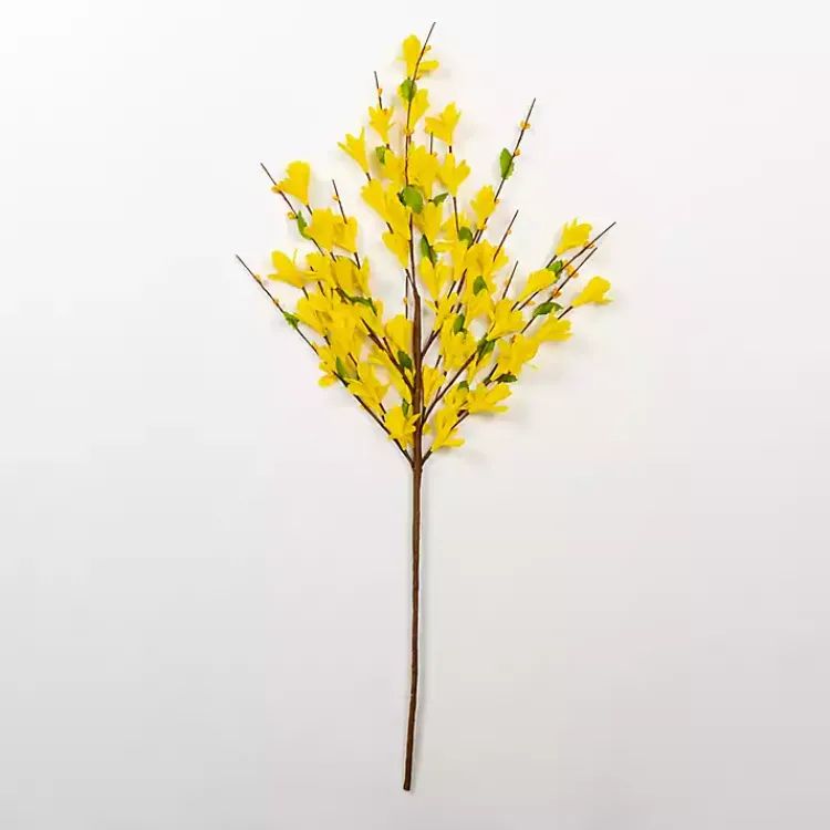 Stems & Bouquets>Kirklands Home Forsythia Stem, 30 in. Yellow