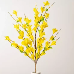 Stems & Bouquets>Kirklands Home Forsythia Stem, 30 in. Yellow