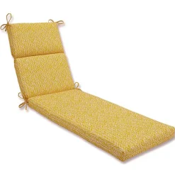 Kirklands Home Herringbone Outdoor Chaise Cushion Yellow Outlet