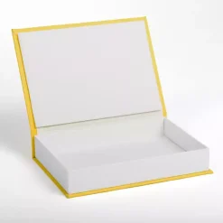 Baskets & Boxes>Kirklands Home Ibiza Book Box Yellow