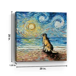 Kirklands Home Yellow Lab Beach Days Canvas Art Print Hot
