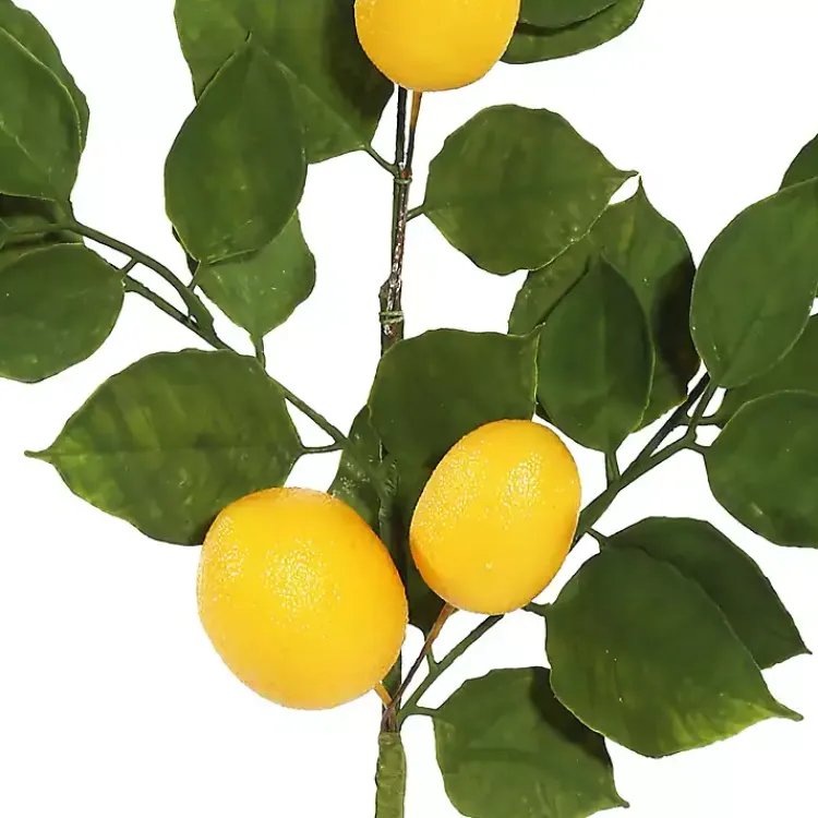 Arrangements & Greenery>Kirklands Home Yellow Lemon Leaf Garland