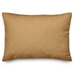 Pillows>Kirklands Home Medallion Indoor/Outdoor Lumbar Pillow Yellow
