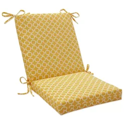 Kirklands Home Pattern Square Outdoor Chair Cushion Yellow Best