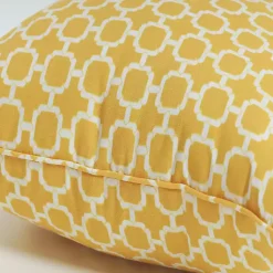 Kirklands Home Pattern XL Outdoor Lumbar Pillows, Set of 2 Yellow Hot