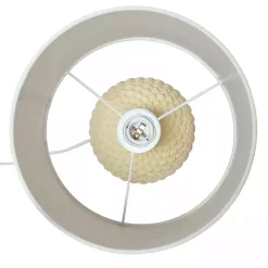 Kirklands Home Purled Ceramic Table Lamp Yellow Online