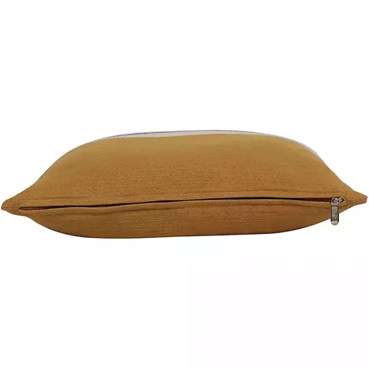 Pillows>Kirklands Home Single Stripe Pillow Yellow