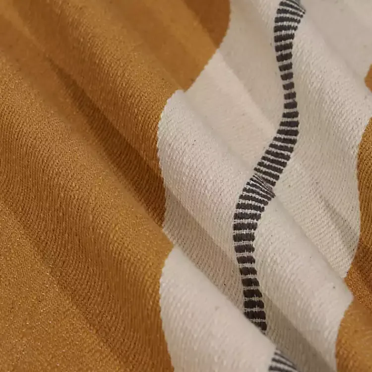 Pillows>Kirklands Home Single Stripe Pillow Yellow