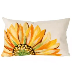 Kirklands Home Yellow Sunflower Indoor/Outdoor Accent Pillow Outlet