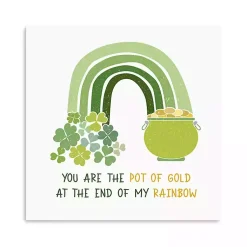St Patricks Day Decorations>Kirklands Home You Are the Pot of Gold Canvas Art Print