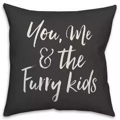 Pillows>Kirklands Home You, Me and the Furry Kids Polka Dot Pillow