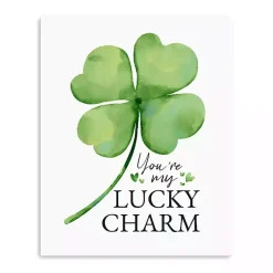 St Patricks Day Decorations>Kirklands Home You're My Lucky Charm Canvas Art Print