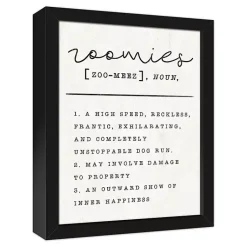 Kirklands Home Zoomies Framed Canvas Art Print, 12x15 in. Sale